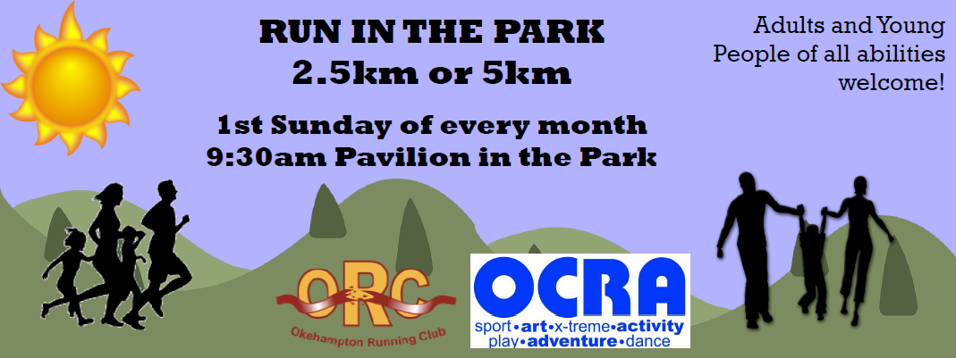 run in the park banner